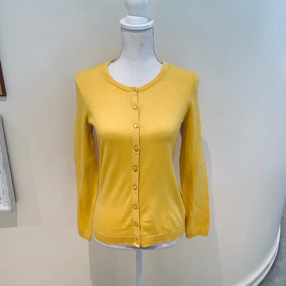 NWT Talbots cashmere cotton blend button cardigan